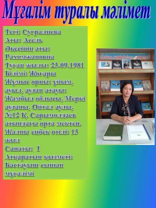 Сугралиева Әсель