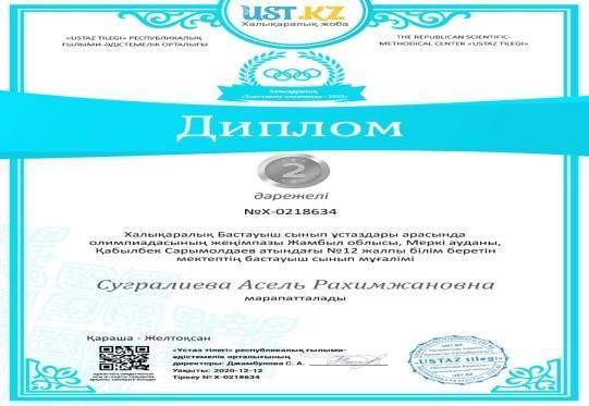 Сугралиева Асель