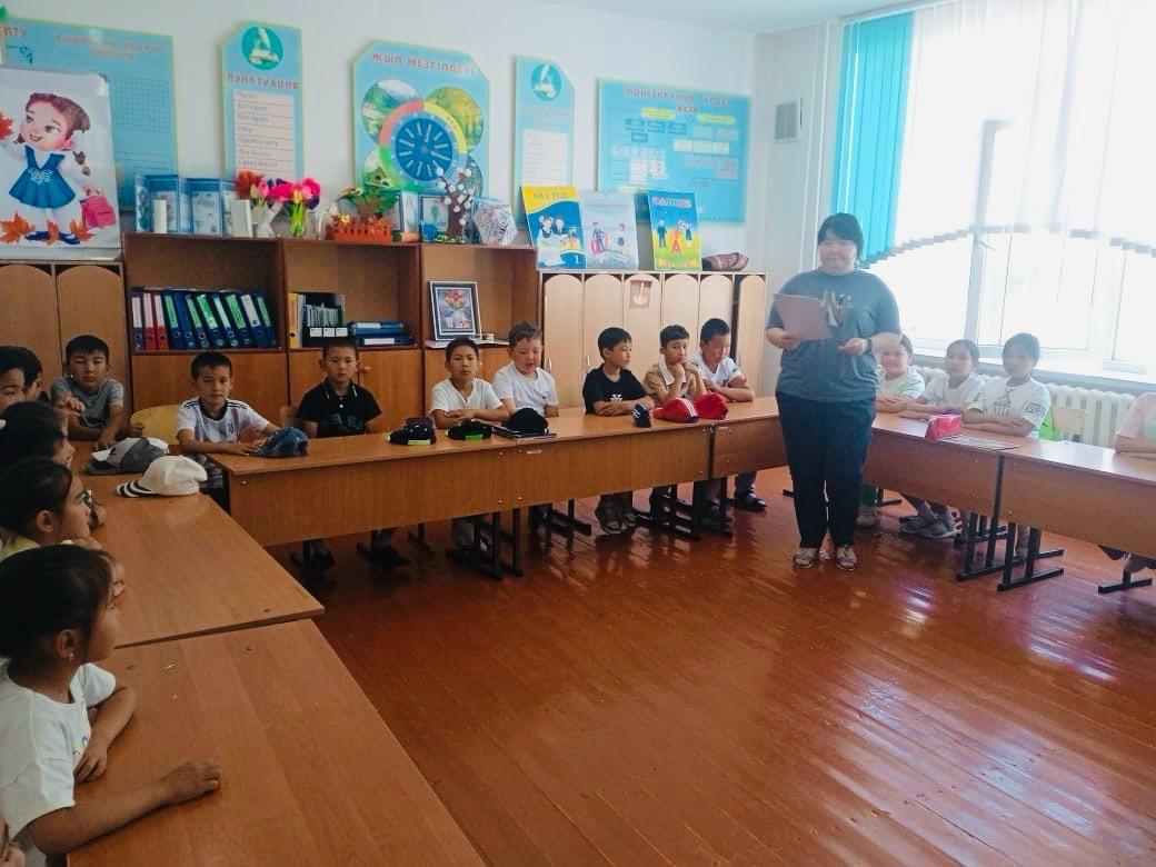 “Балауса” жазғы сауықтыру лагерінде ағылшын тілі пәні үйірмесінде оқушылар арасында “Funny English ” интеллектуалдық ойын сабағы өтті