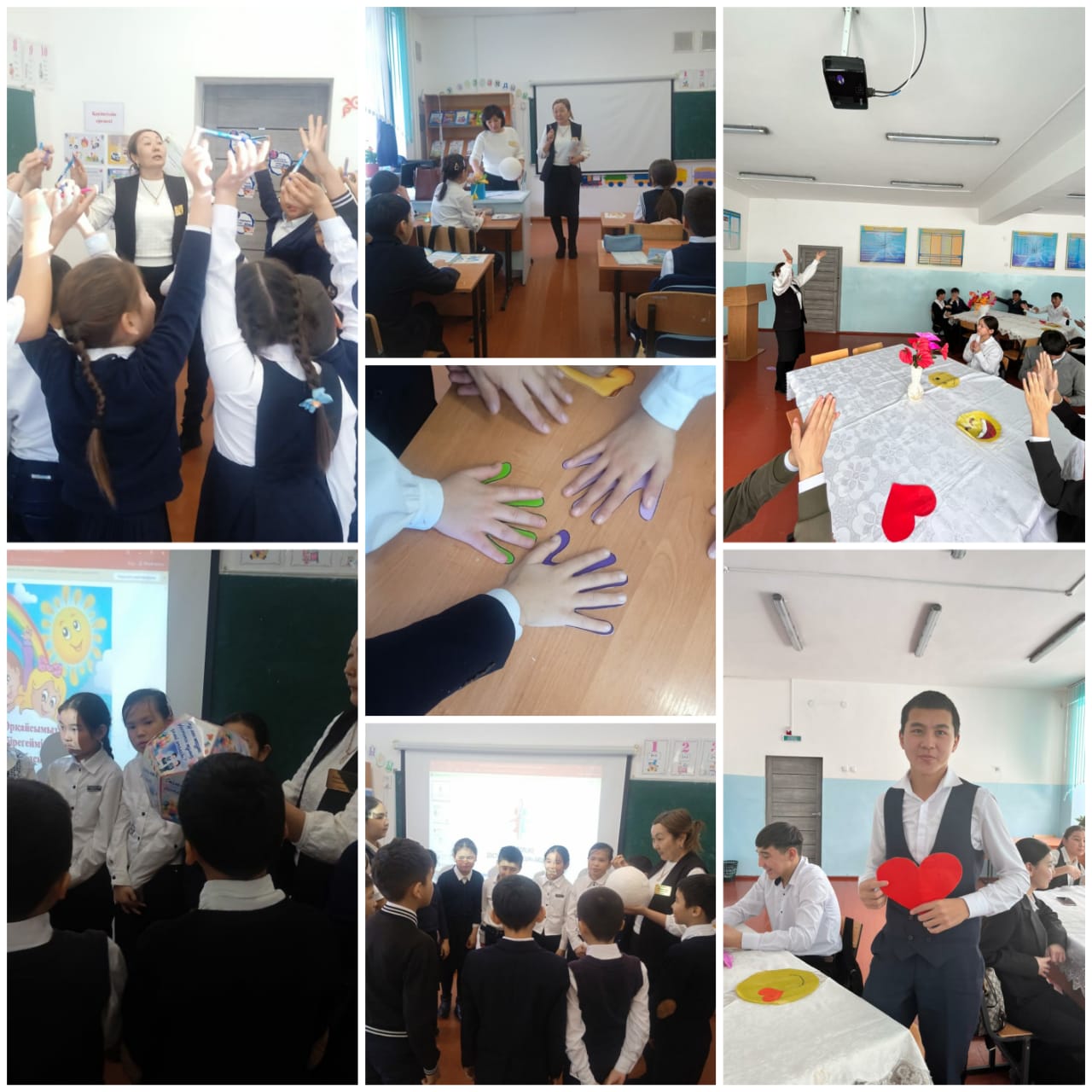 «Бәріміз бәріміз үшін - бәріміз біріміз үшін» күні бағытында 5-10 сыныптар арасында тәрбие сағаттары өткізілді.